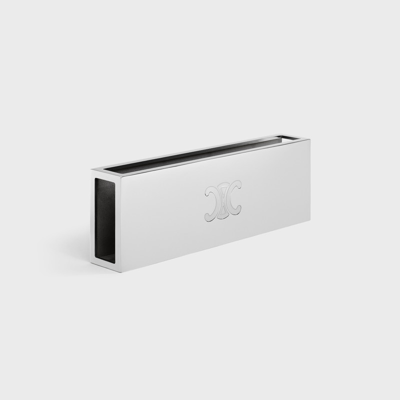 CELINE Matches box in steel outlook