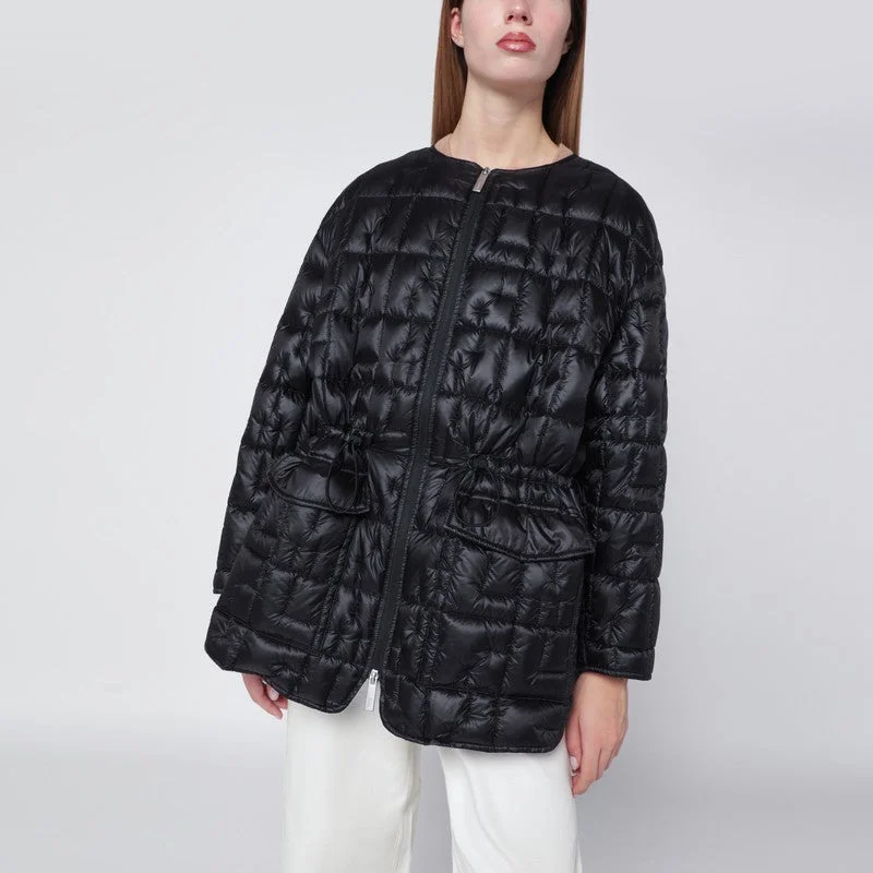Herno Black Laminar Jacket In Quilted Ripstop Women - 1
