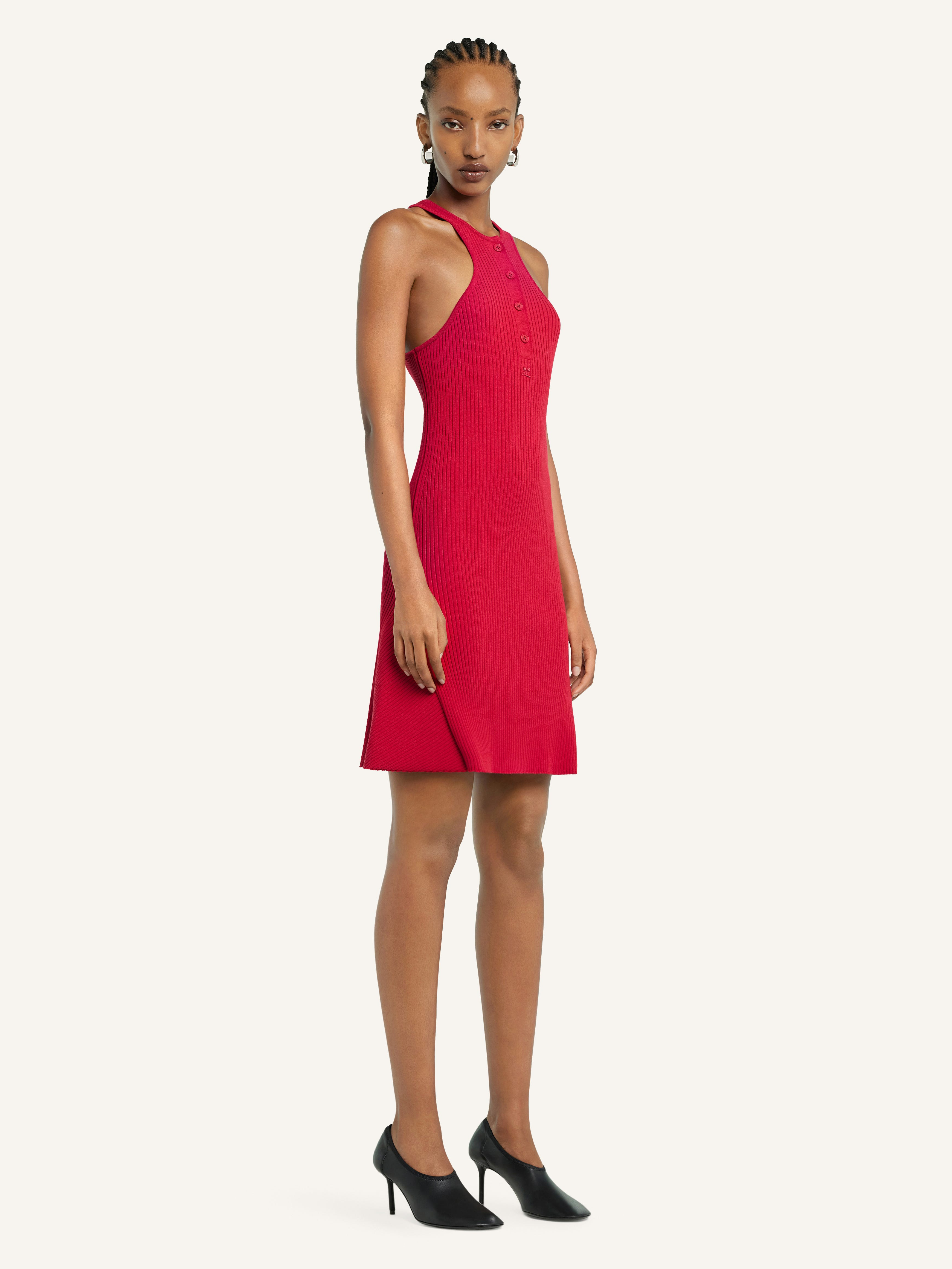 MINI SCUBA RIB KNIT DRESS - 3