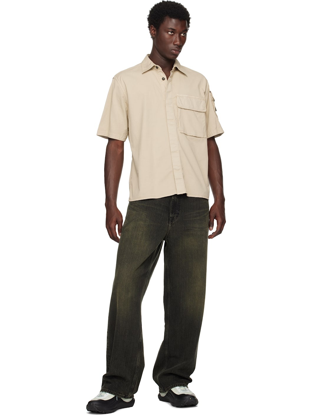 Beige 11000007 Supima Cotton Twill Stretch-TC - 5