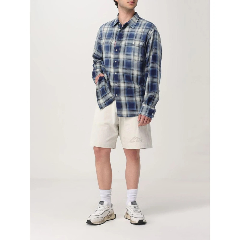 DSQUARED2 LOGO DETAIL CLASSIC BUTTON-UP SHIRT outlook