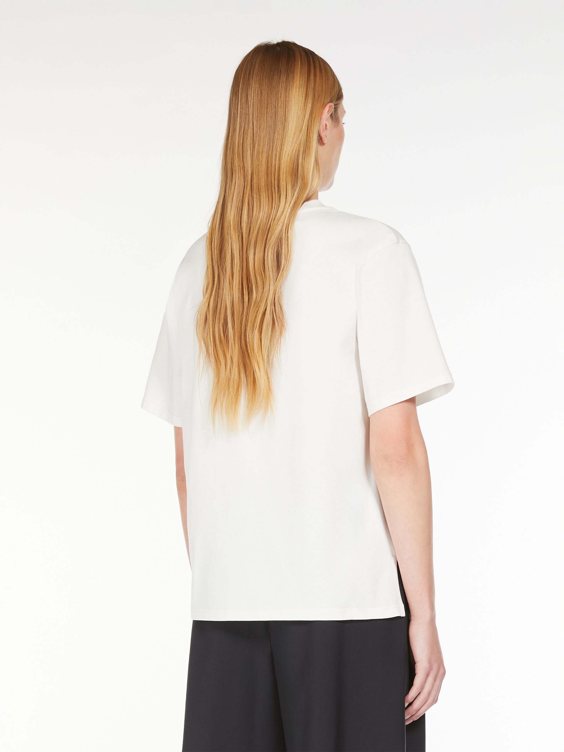 BARBANO Cotton T-shirt with embroidered lettering detail - 4