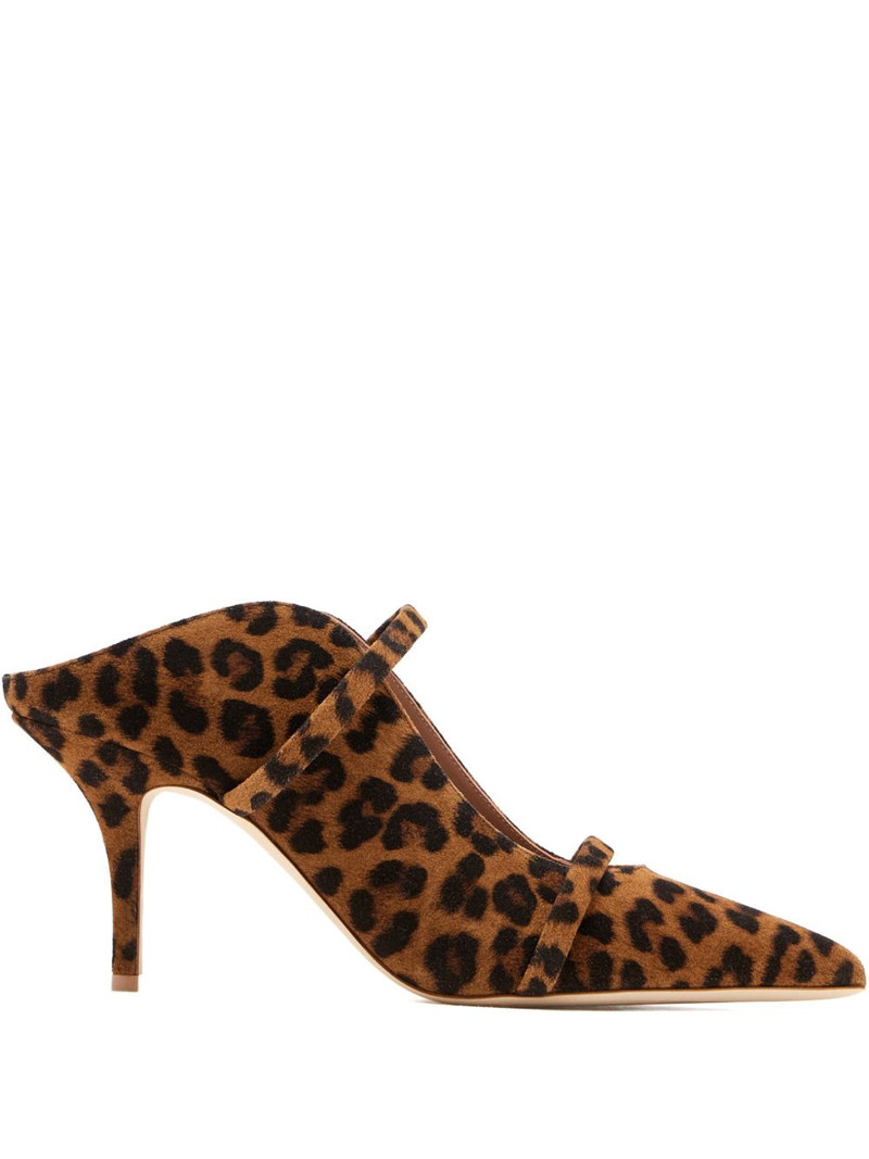 leopard strap mules 1