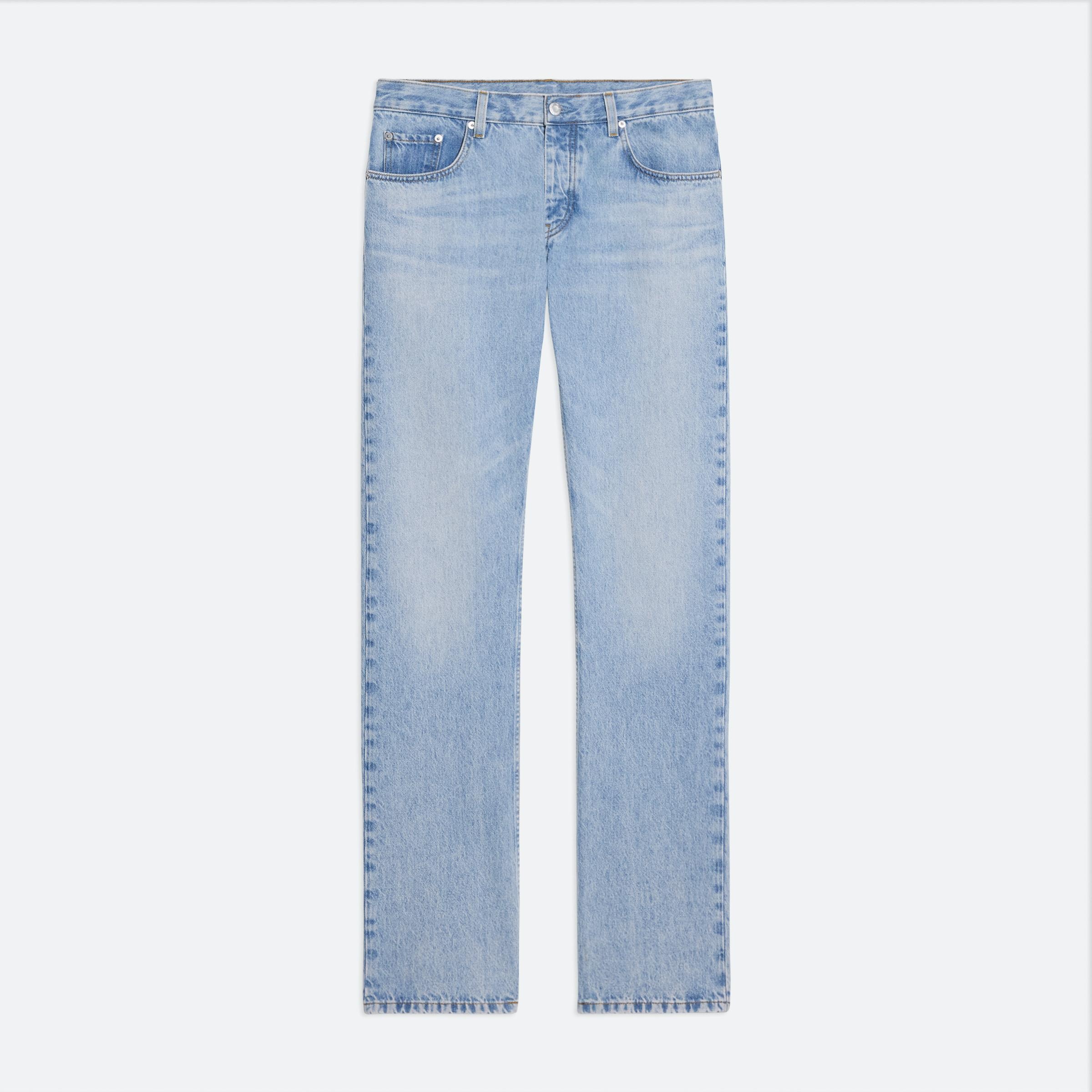 LOW-RISE STRAIGHT JEANS - 1