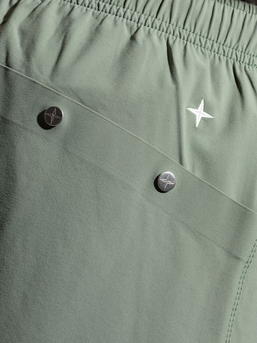 logo-embroidered shorts - 5