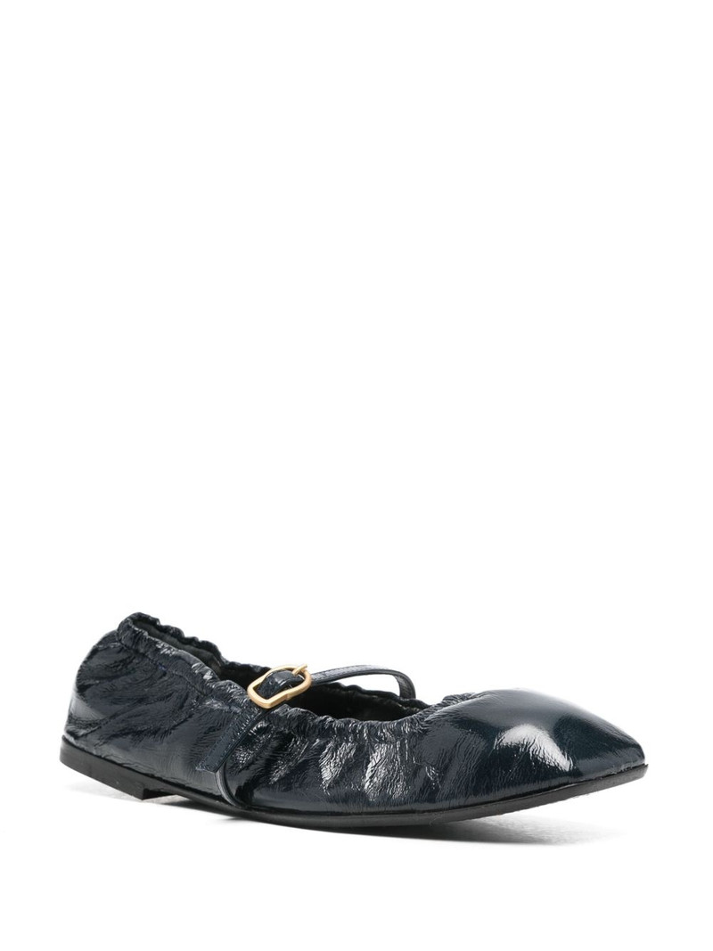 DOROTHEE SCHUMACHER patent-leather ballerina shoes outlook