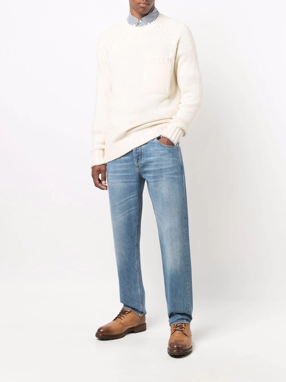 chest-pocket jumper - 2