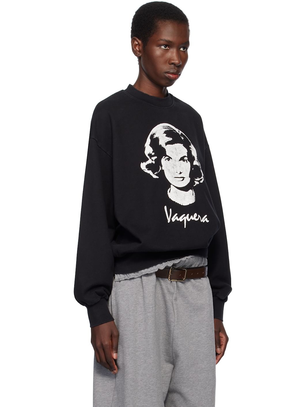 Black Graphic Sweatshirt - 2