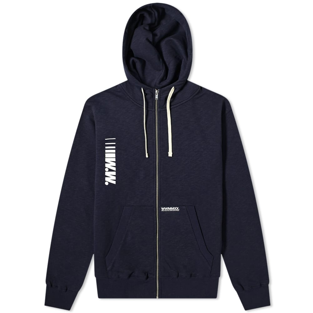 Wood Wood Danny Logo Zip Hoody - 1