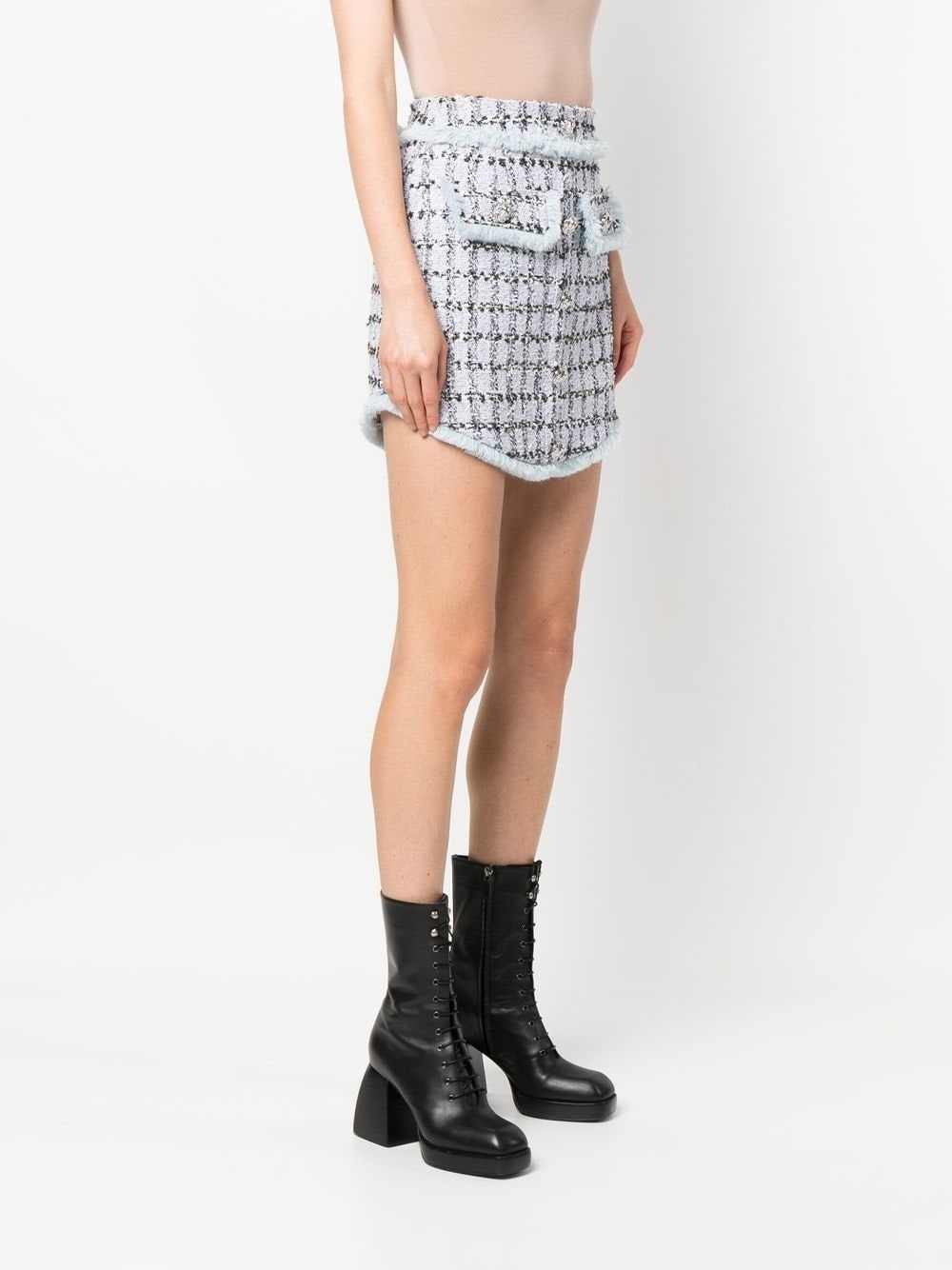 tweed mini skirt - 3