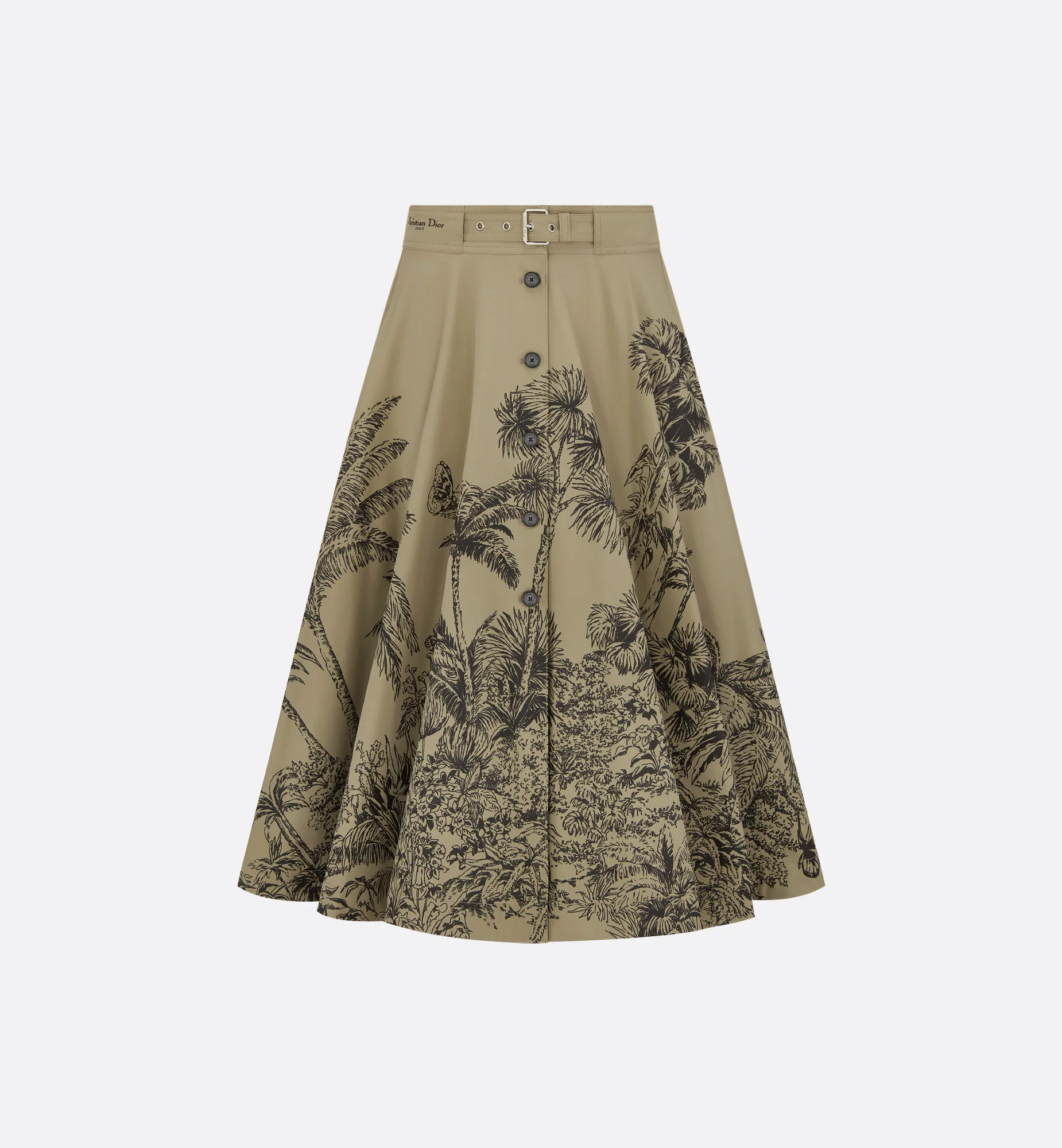 Dioriviera Mid-Length Belted Skirt - 1