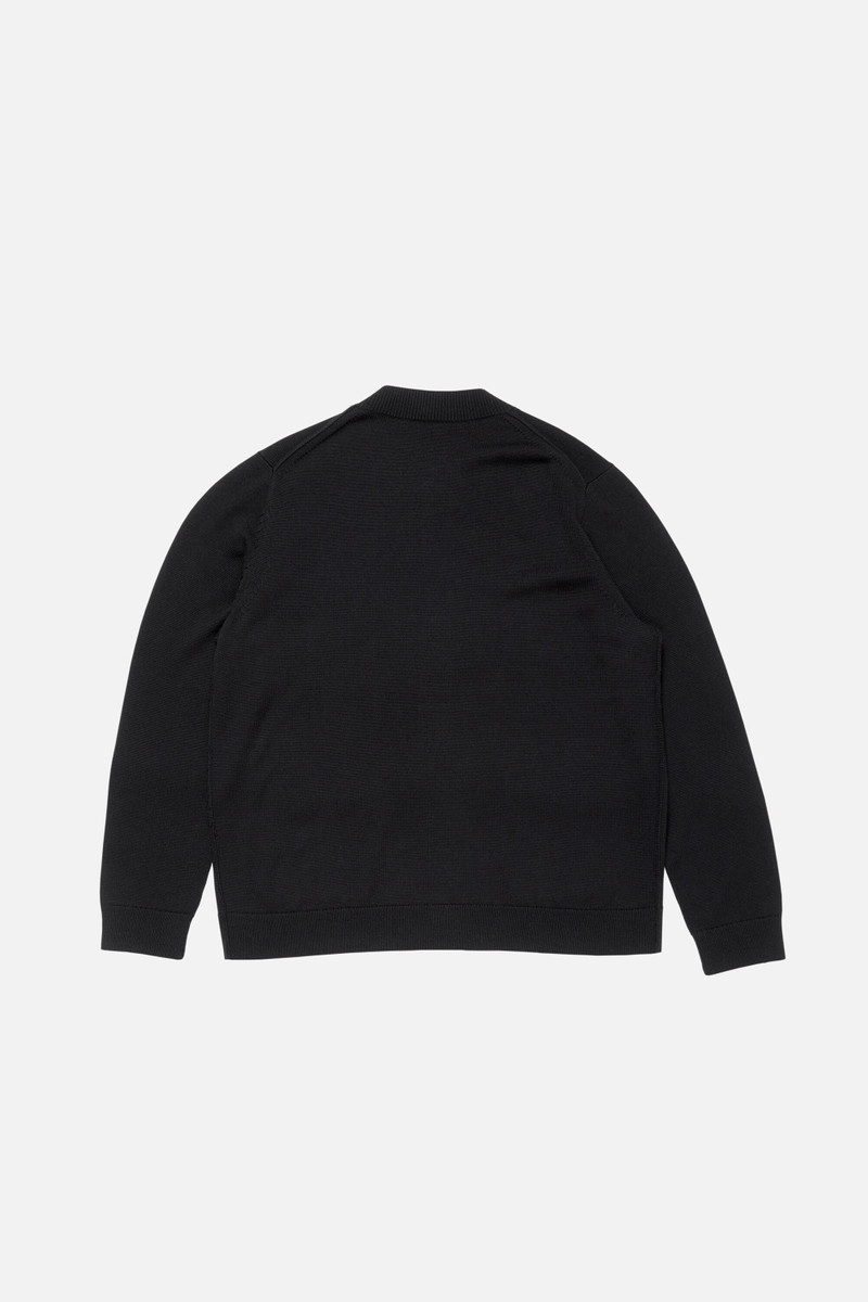 Crewneck cardigan - Black 7
