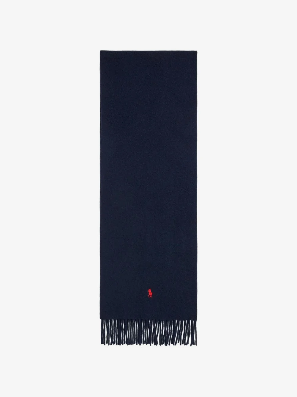 Pony fringe-trim scarf - 1