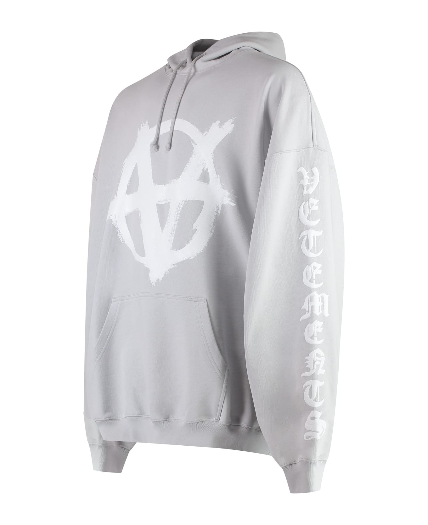 Reverse Anarchy Cotton Hoodie - 3