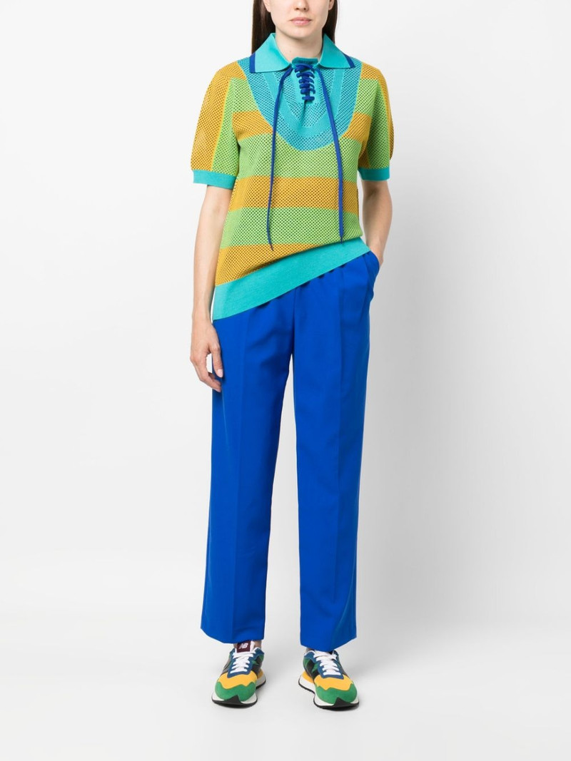 BOTTER striped knitted polo shirt outlook