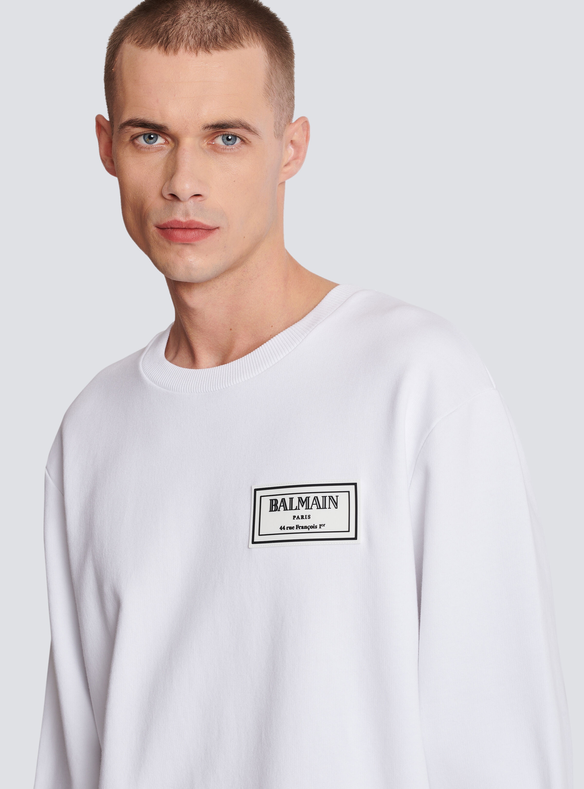 Sweatshirt with rubber patch - 6