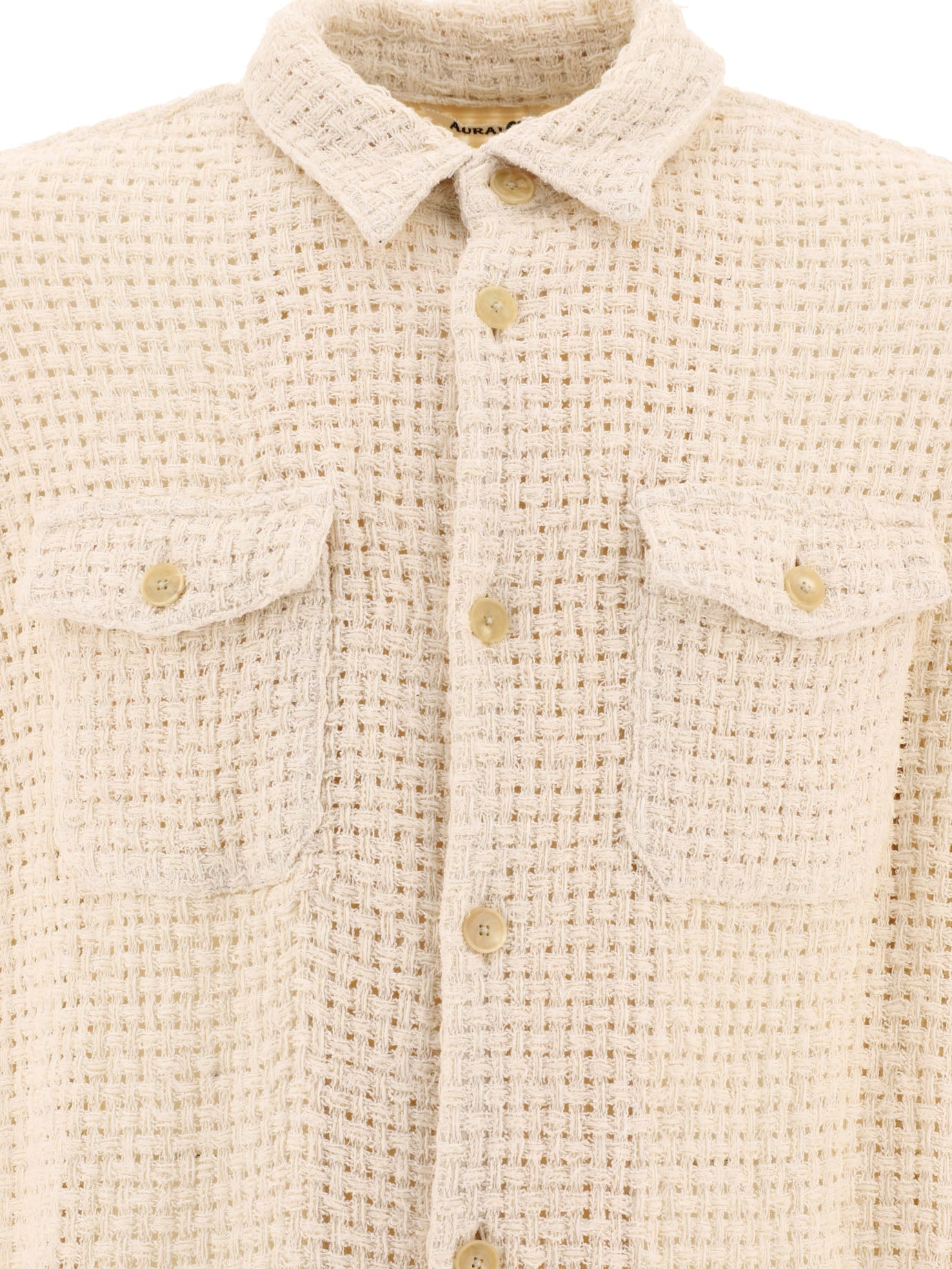 Homespun Summer Tweed Shirts White - 3