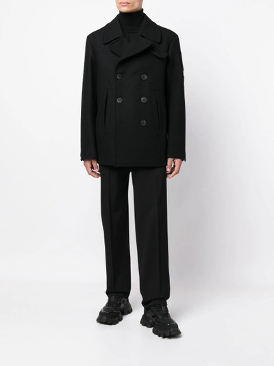 Neil Barrett double-breasted peacoat outlook