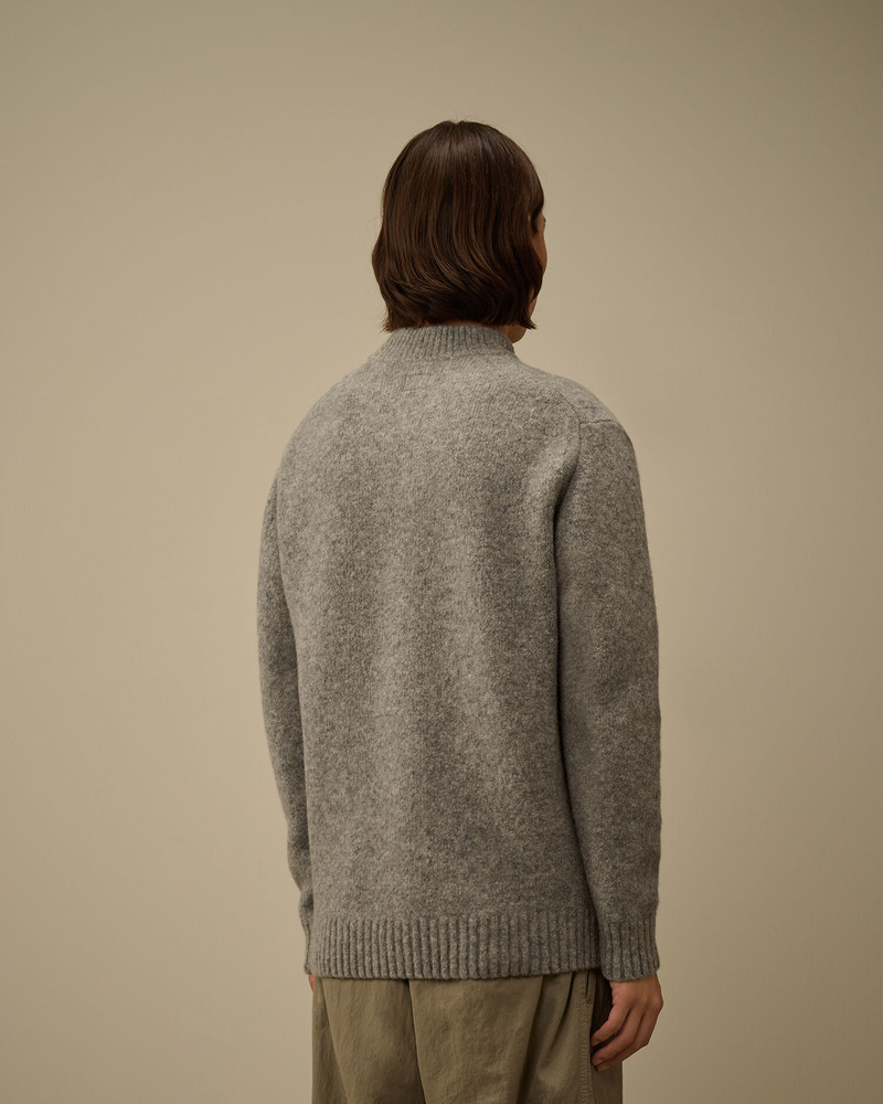 Extrafine Merino Wool Mockneck Sweater 4