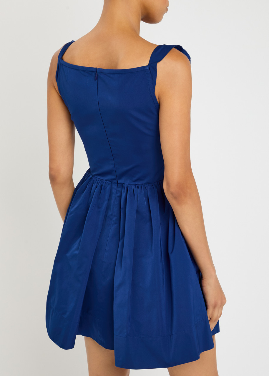 Vivienne Westwood Mini Sunday Draped Taffeta Mini Dress - 3