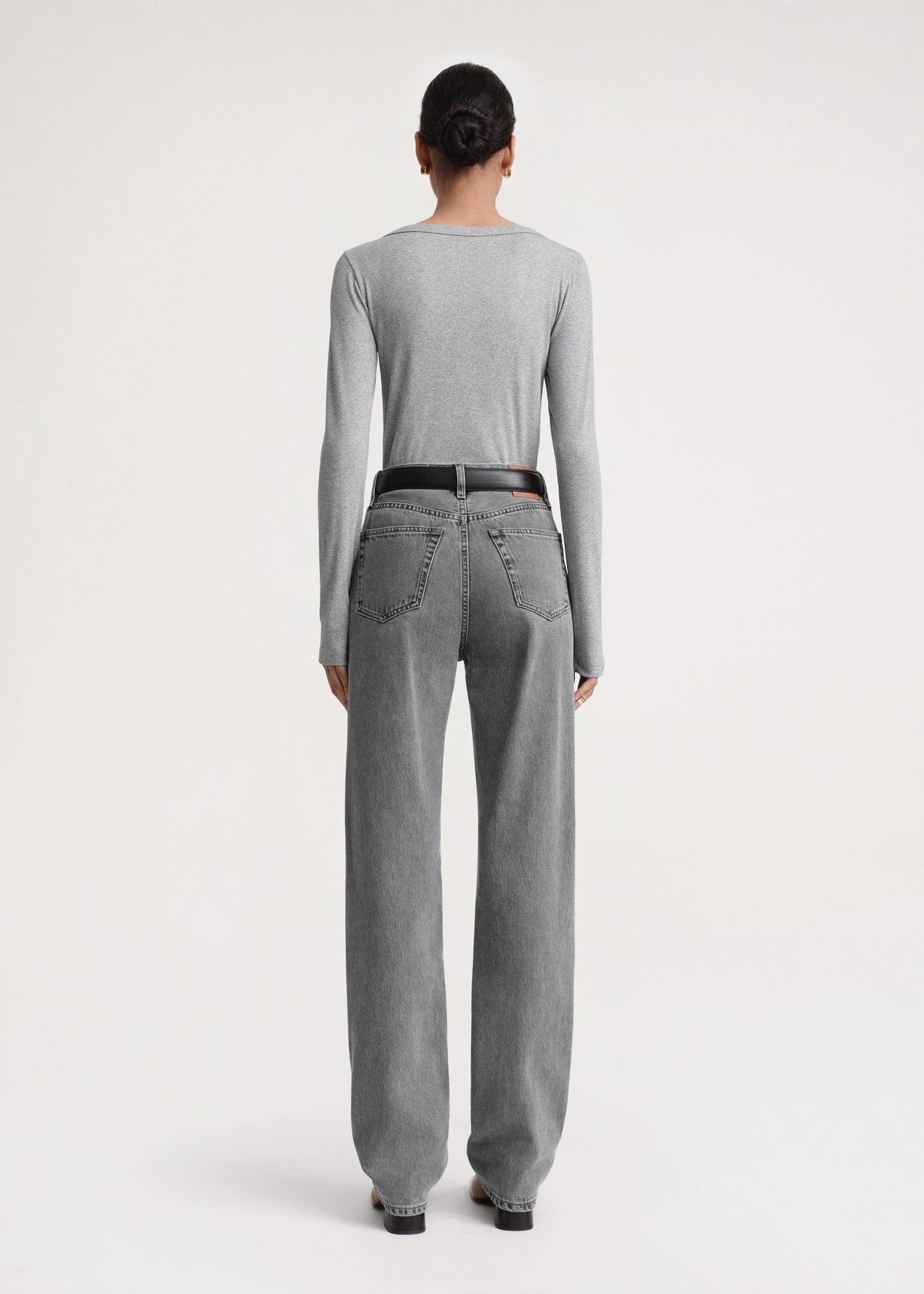 Classic rib top grey melange - 5