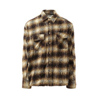 doublet Zombie Silhouette Check Shirt in Ivory | REVERSIBLE