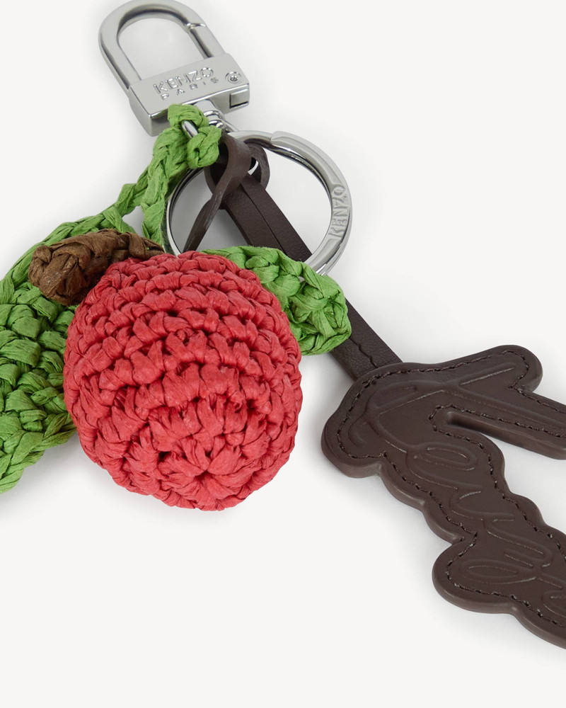 KENZO Charm in raffia and leather outlook