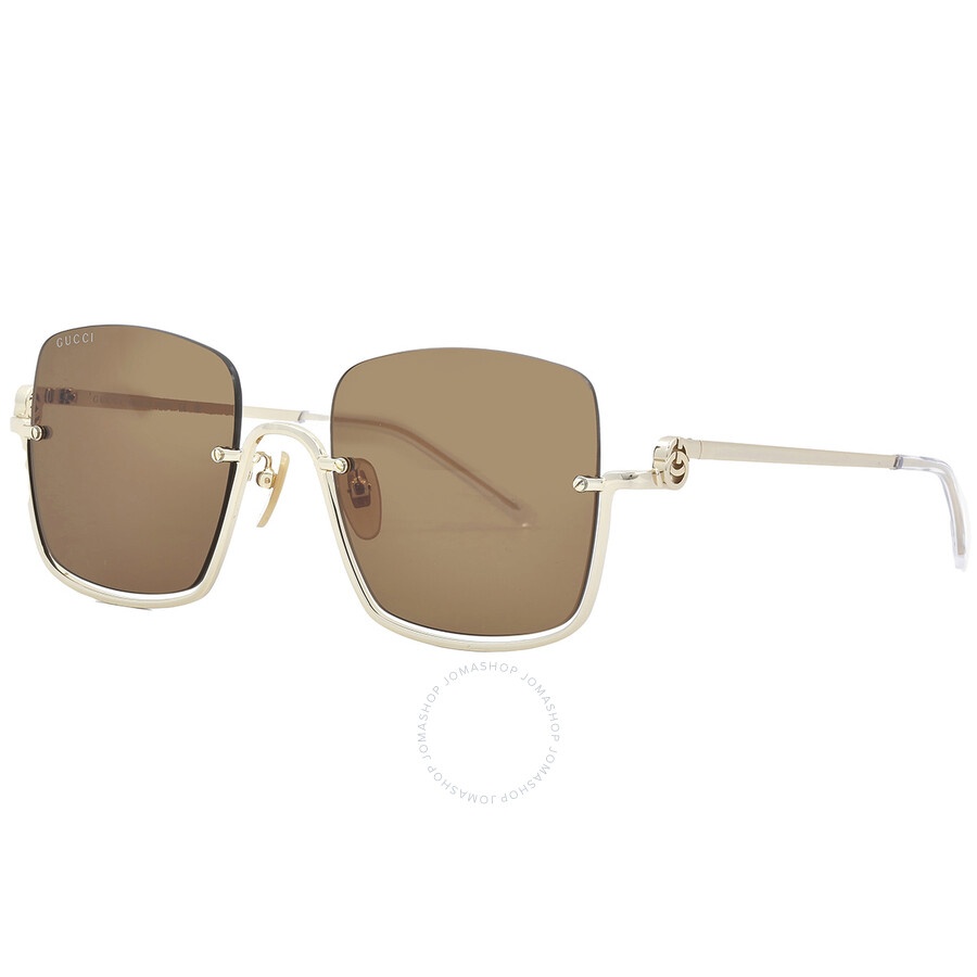 Gucci Brown Square Ladies Sunglasses GG1279S 002 54 - 5