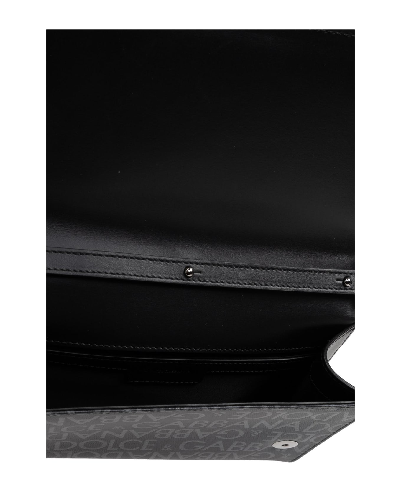 Coated Jacquard Crossbody Bag - 4
