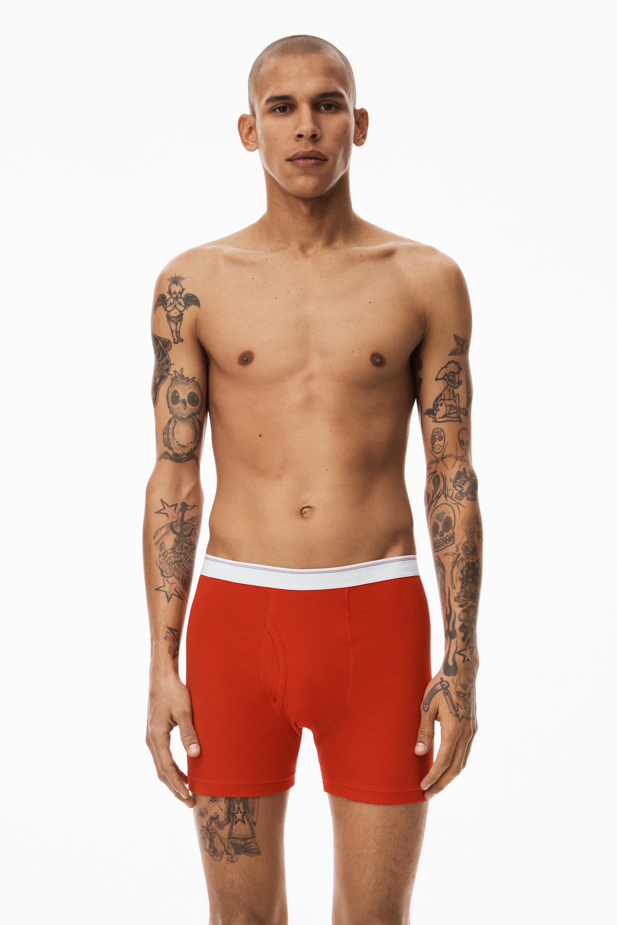 BOXER BRIEF IN RIBBED JERSEY - 5