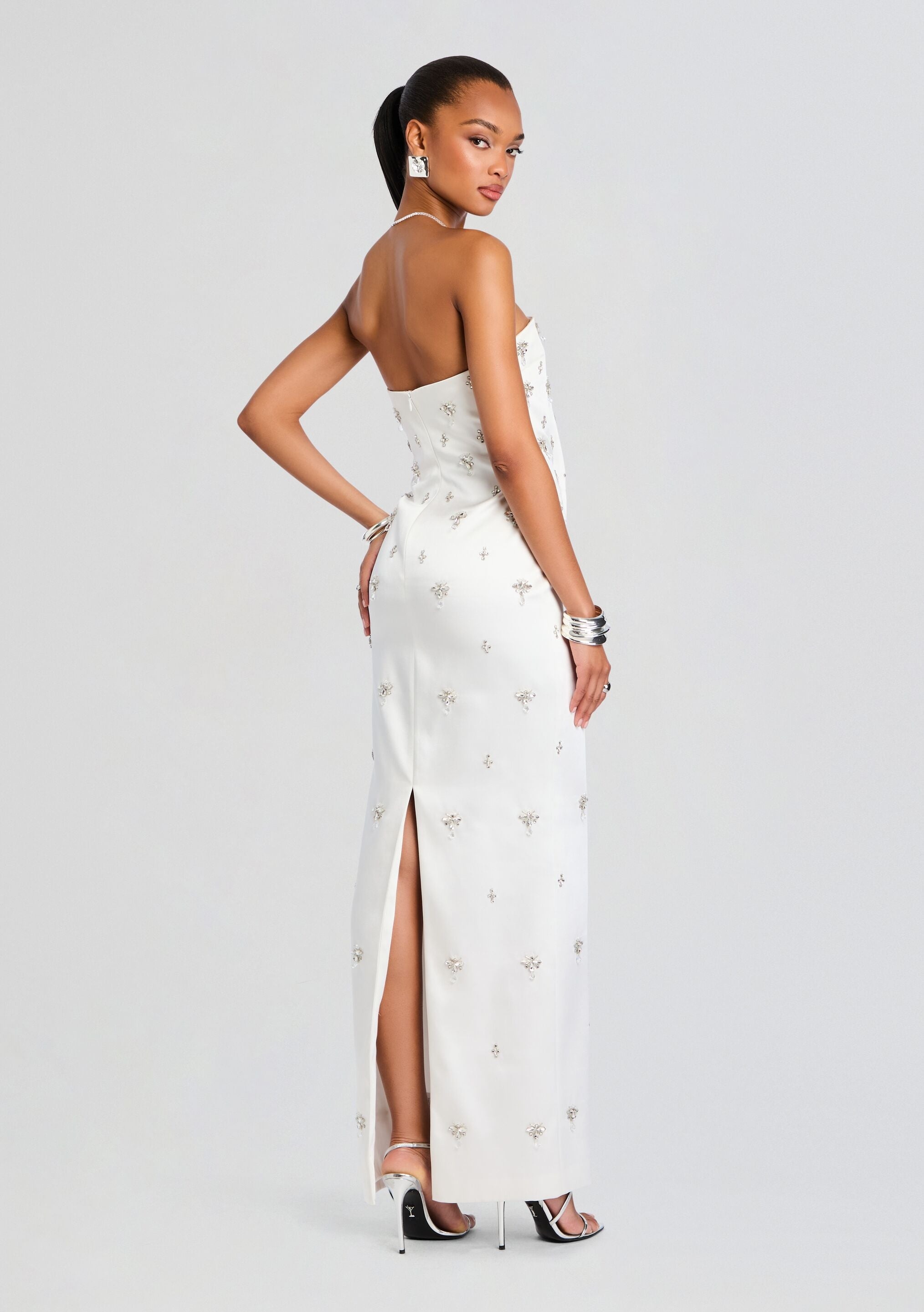 ELISE EMBELLISHED DRESS - 4