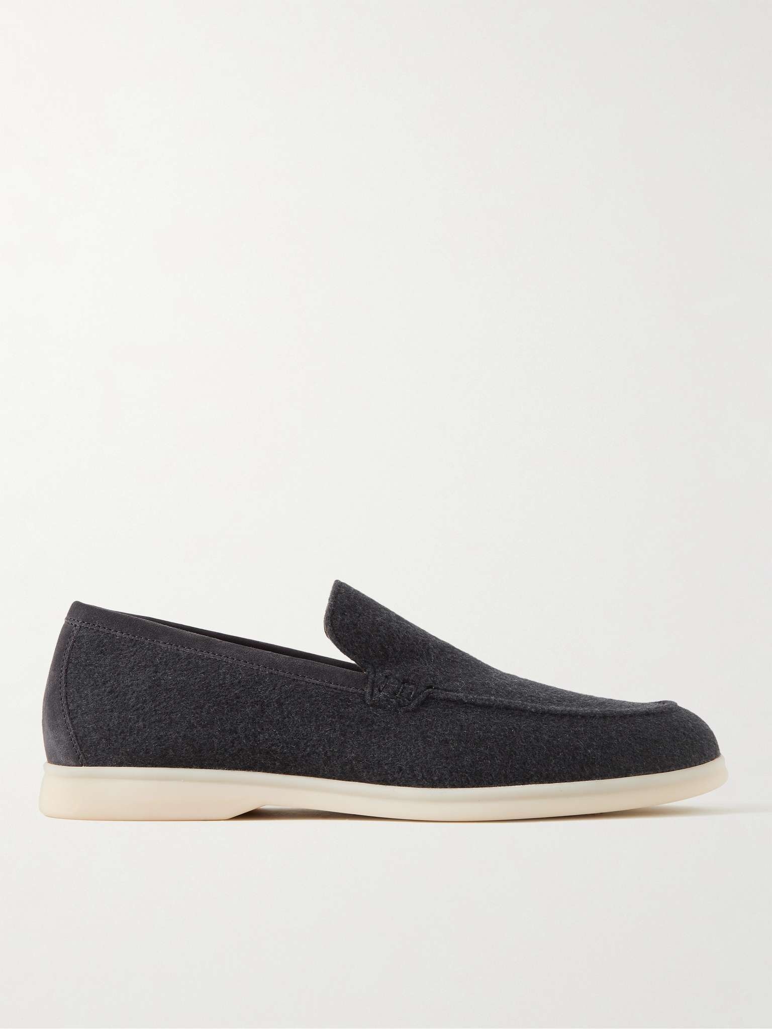 Summer Walk Suede-Trimmed Storm System® Cashmere Loafers - 1