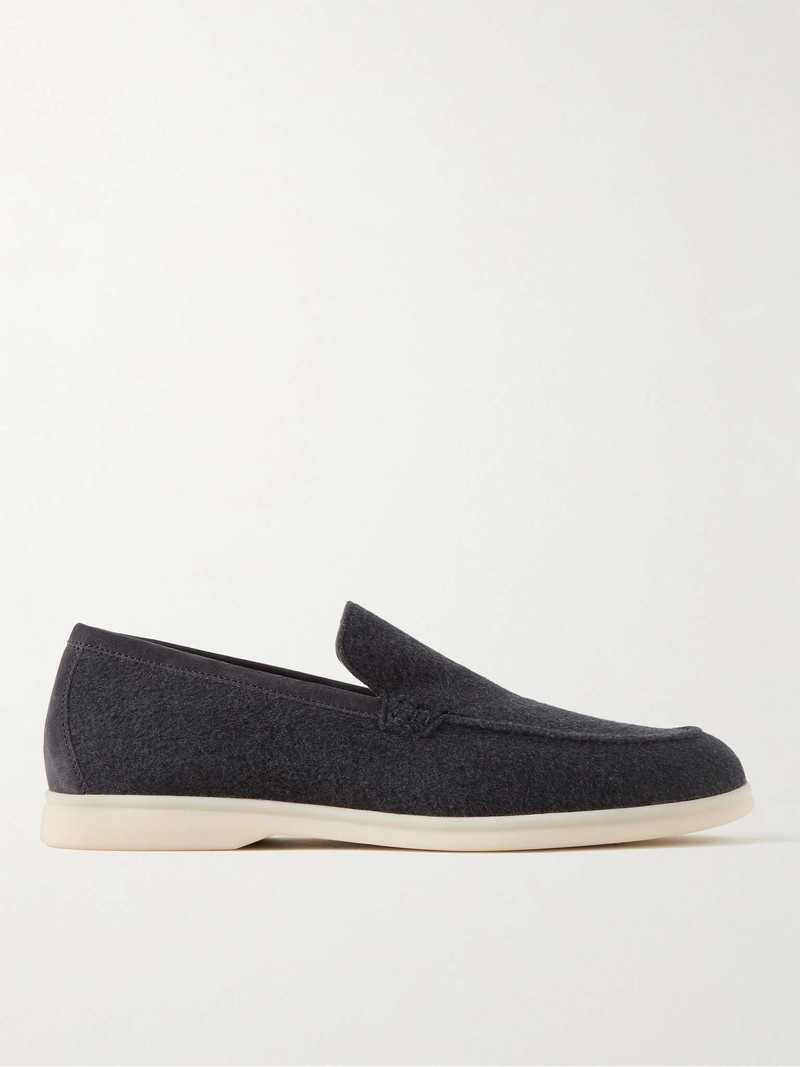 Summer Walk Suede-Trimmed Storm System® Cashmere Loafers 1