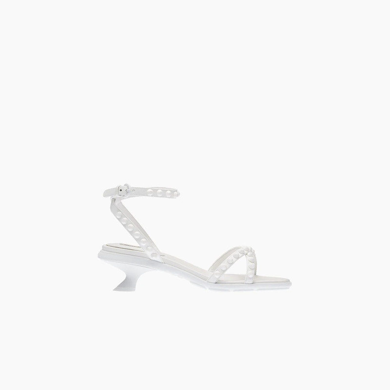 Miu Miu Studded leather sandals outlook