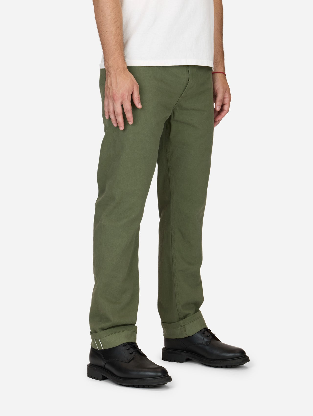 CH-55x - Olive Selvedge Chino - 4