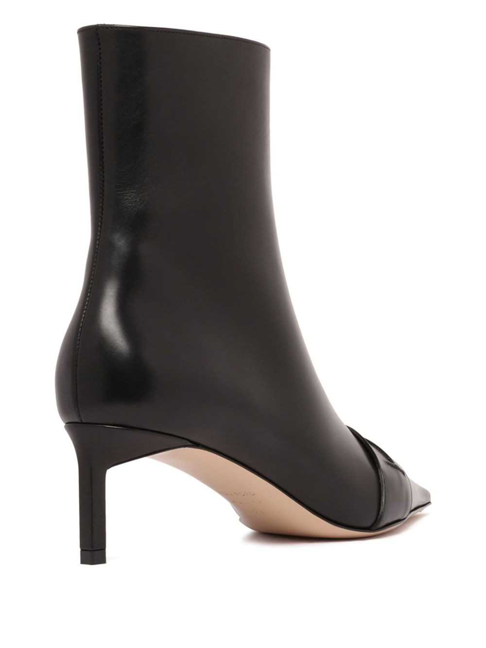 55mm leather ankle boots - 3