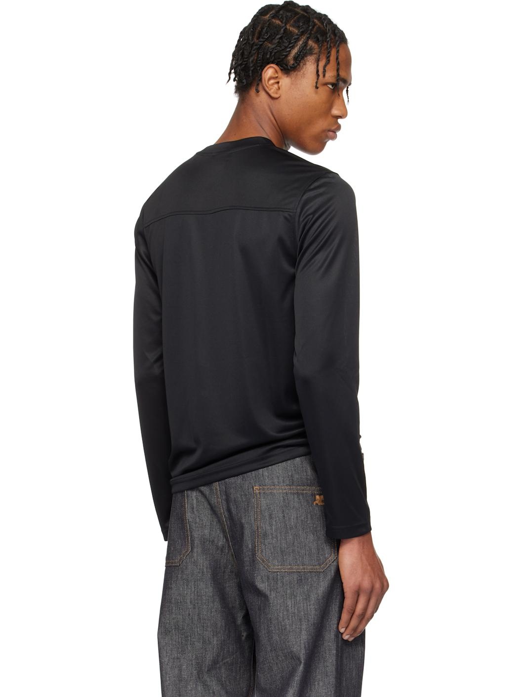 Black Football Jersey T-shirt - 3
