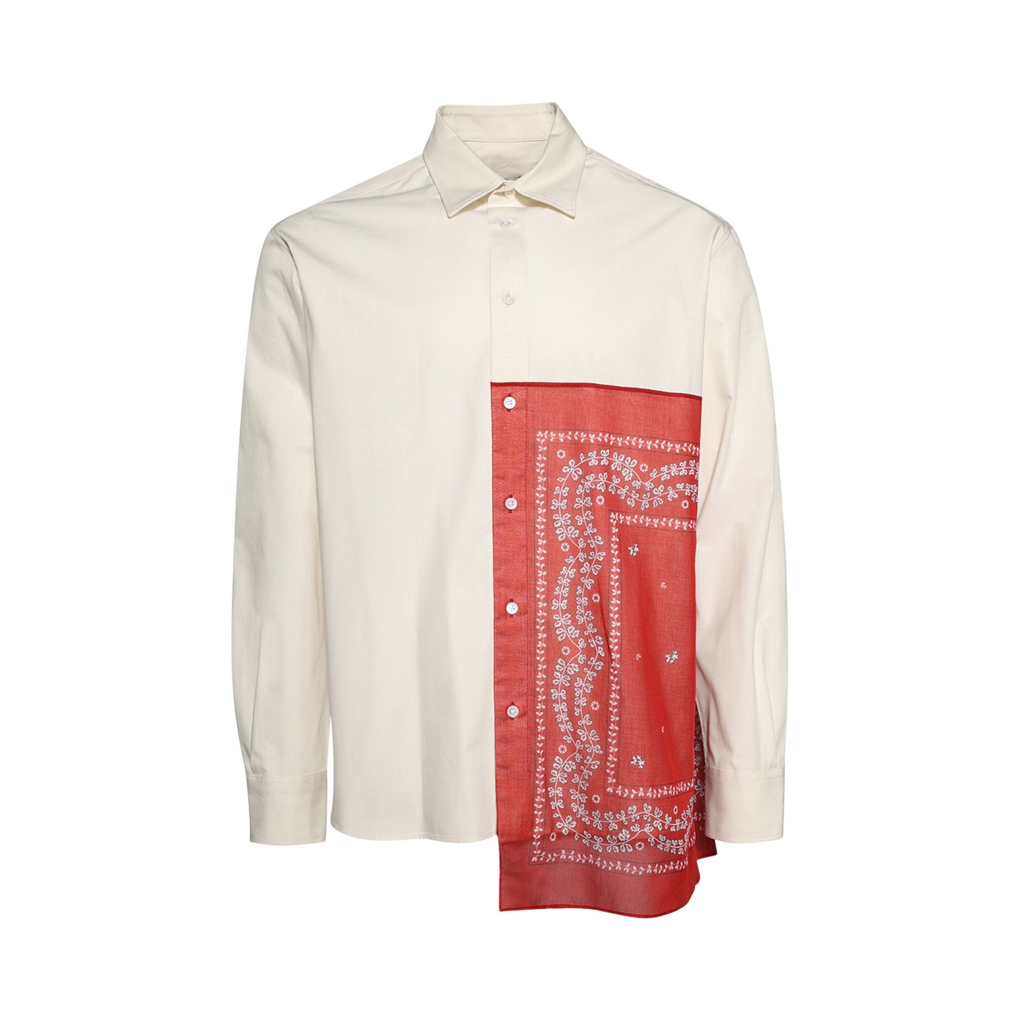 Lanvin Rateau Bandana Boxy Shirt 'Off White' - 1