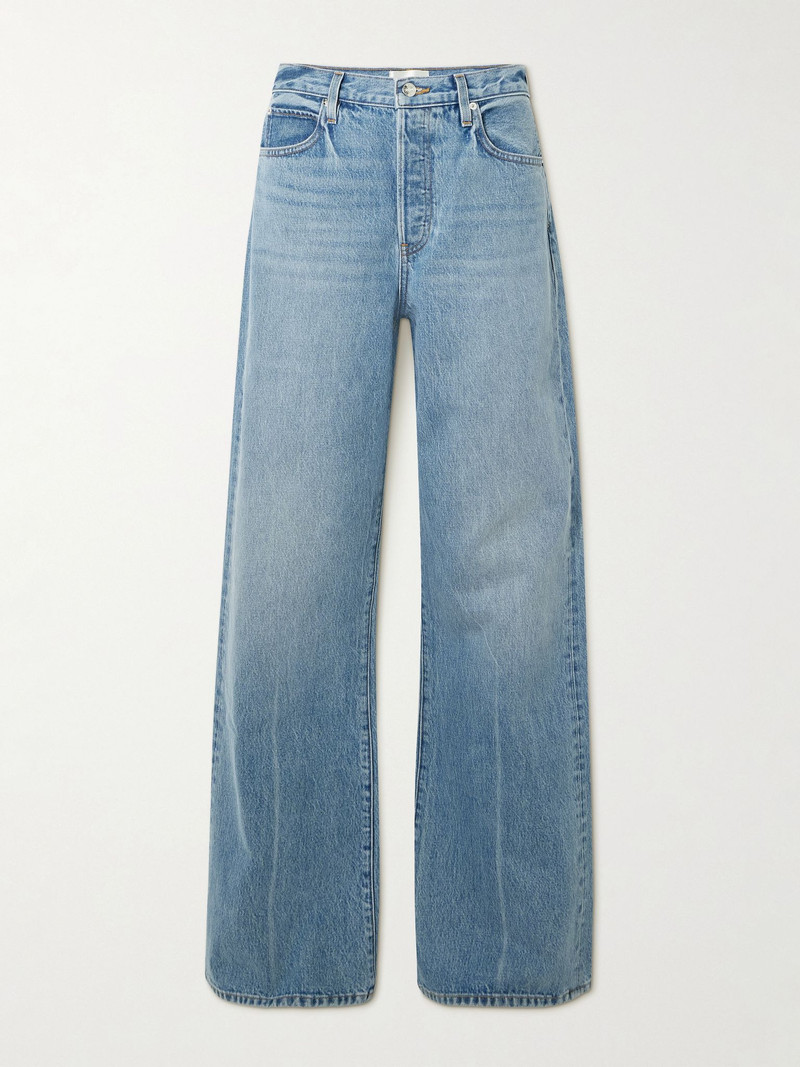 The Loose low-rise wide-leg jeans Dark denim 1