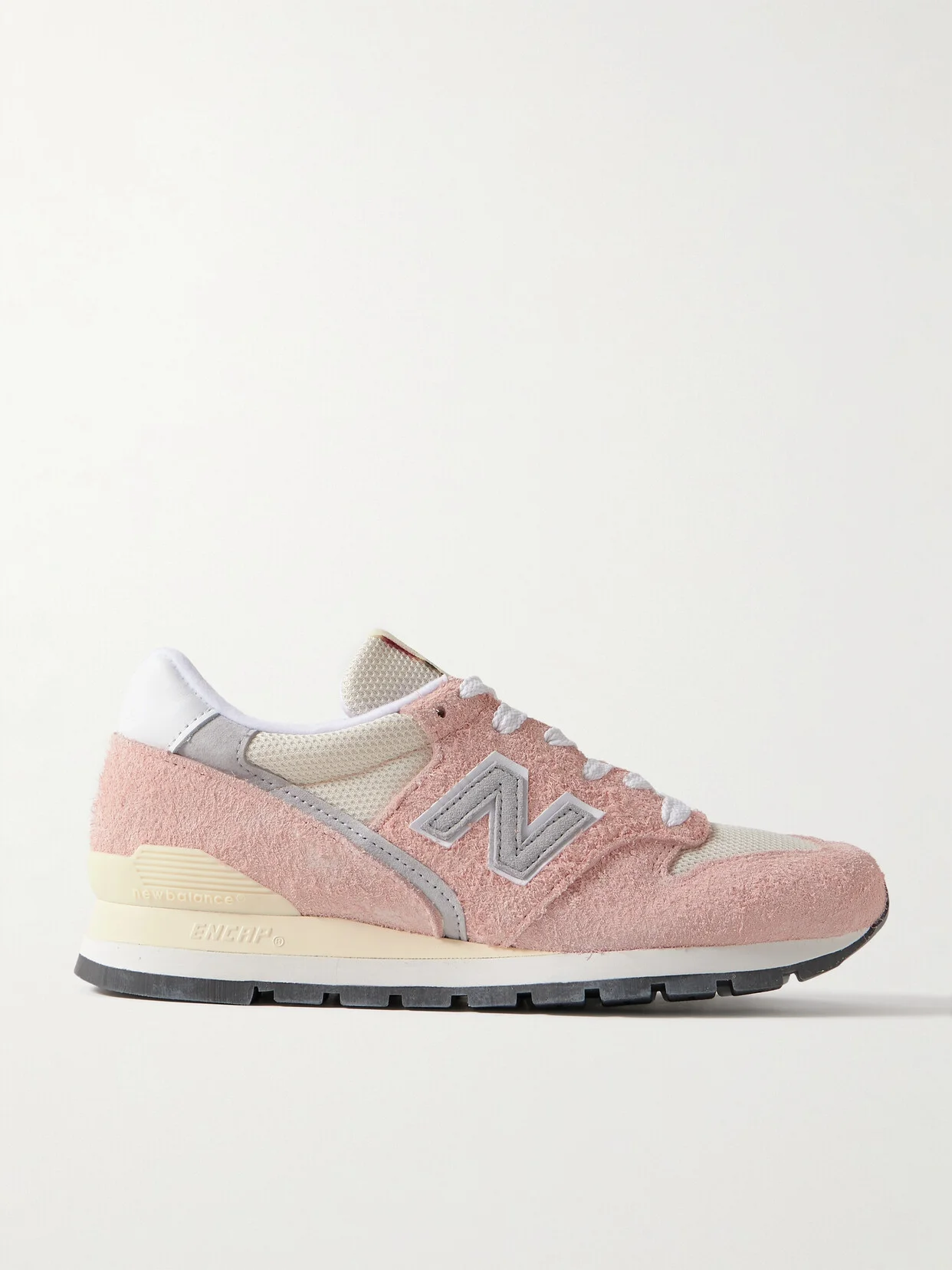 996 Leather-trimmed Suede And Mesh Sneakers - 1