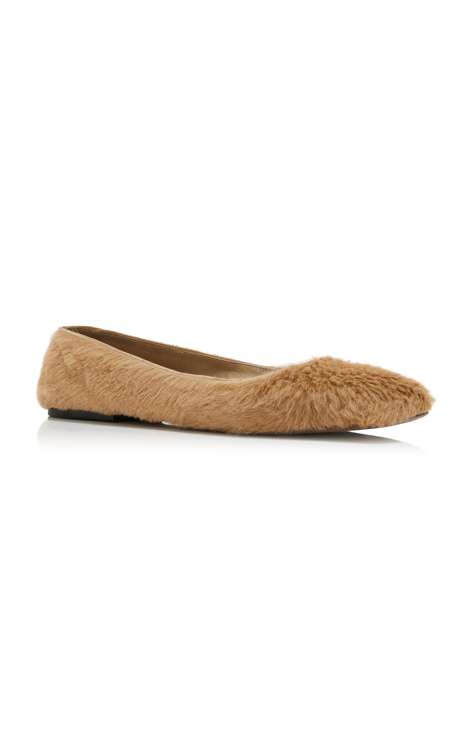 Pony Hair Ballet Flats neutral - 4