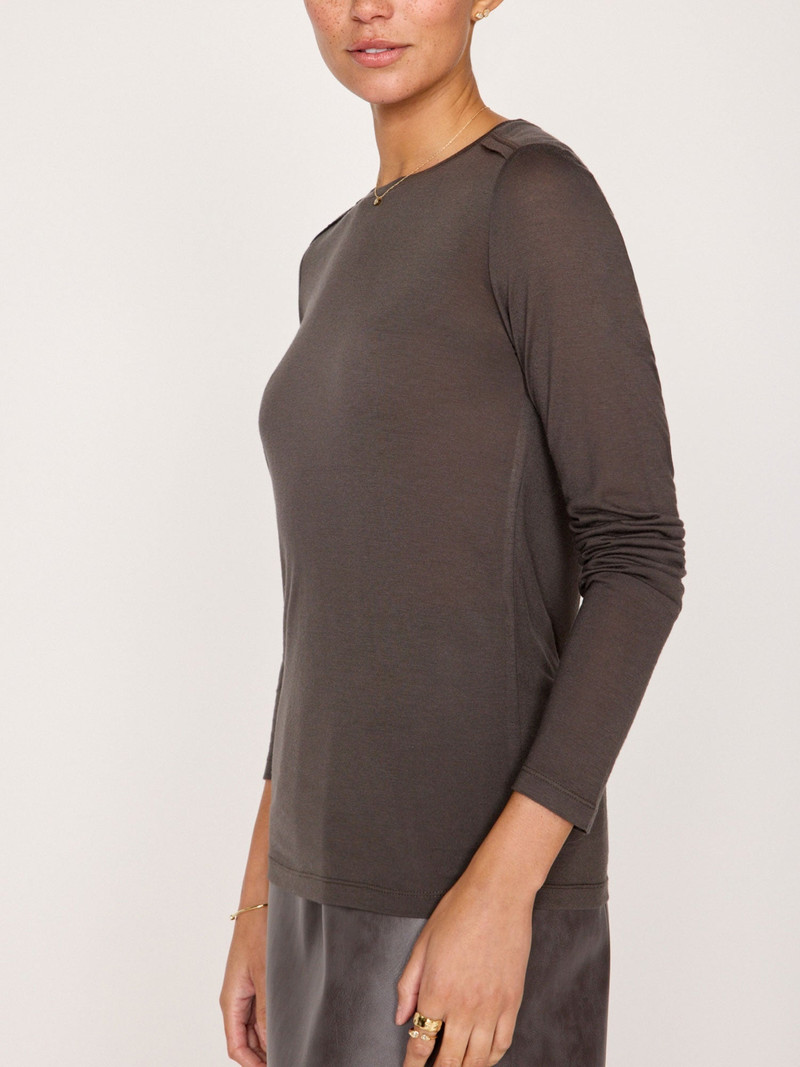 BROCHU WALKER The Georgie Long Sleeve Tee outlook