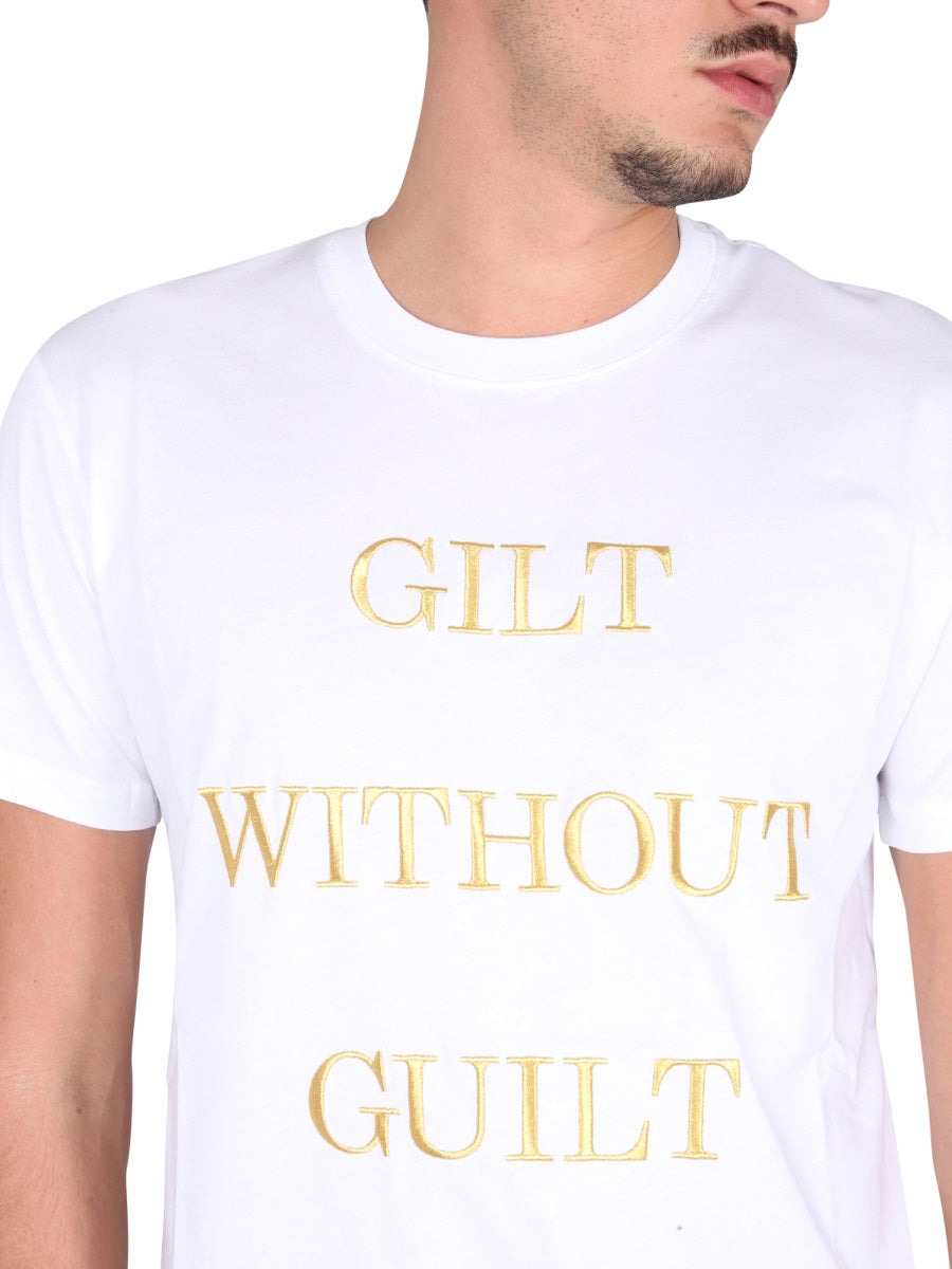 Moschino Men "Guilt Without Guilt" T-Shirt - 4