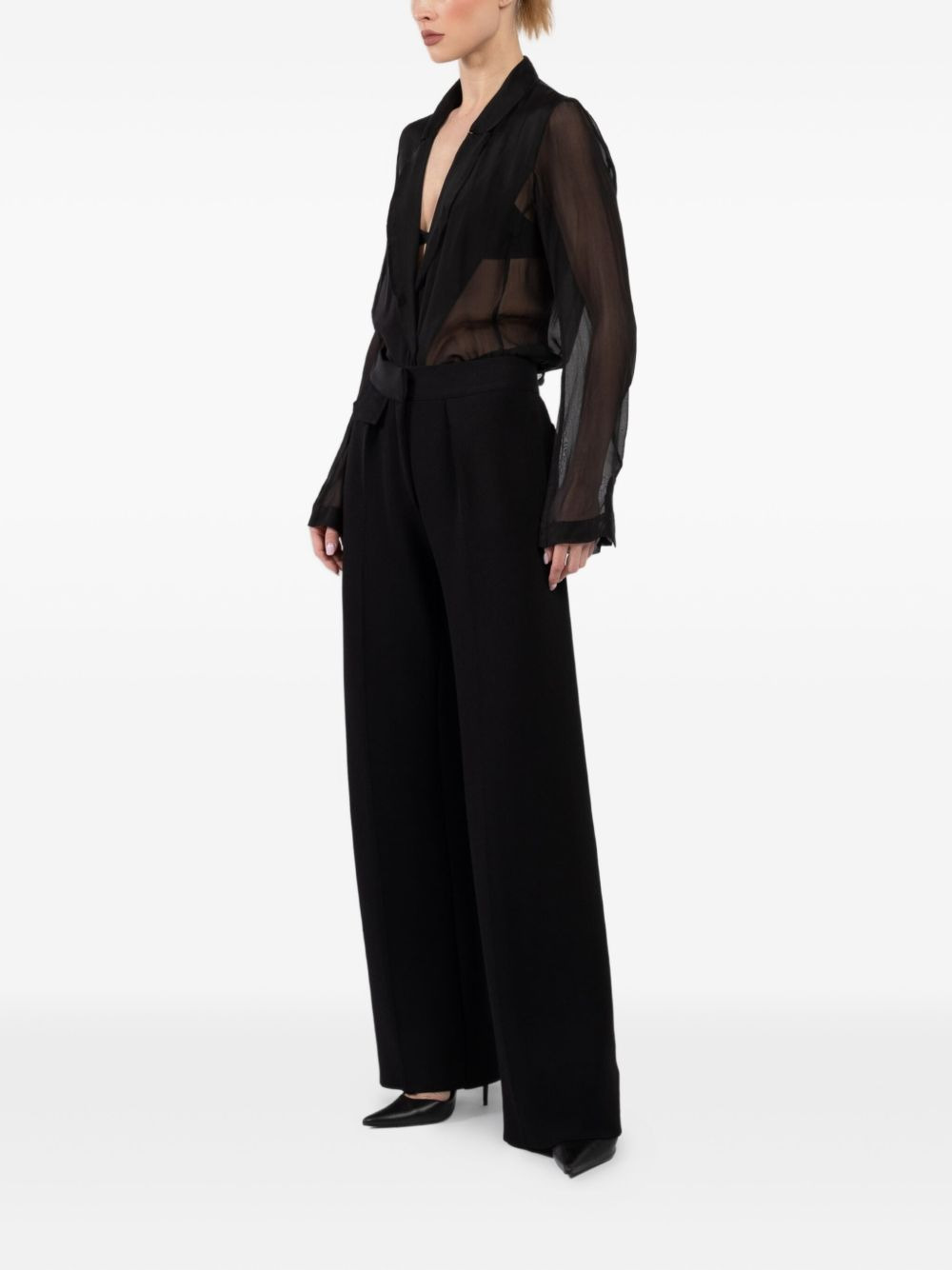 pleated pocket trousers - 3