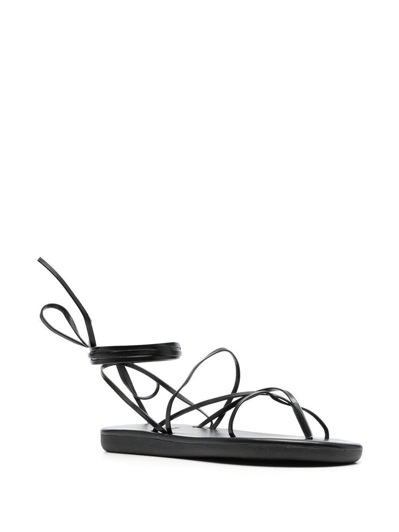 ANCIENT GREEK SANDALS leather ankle-tie sandals outlook