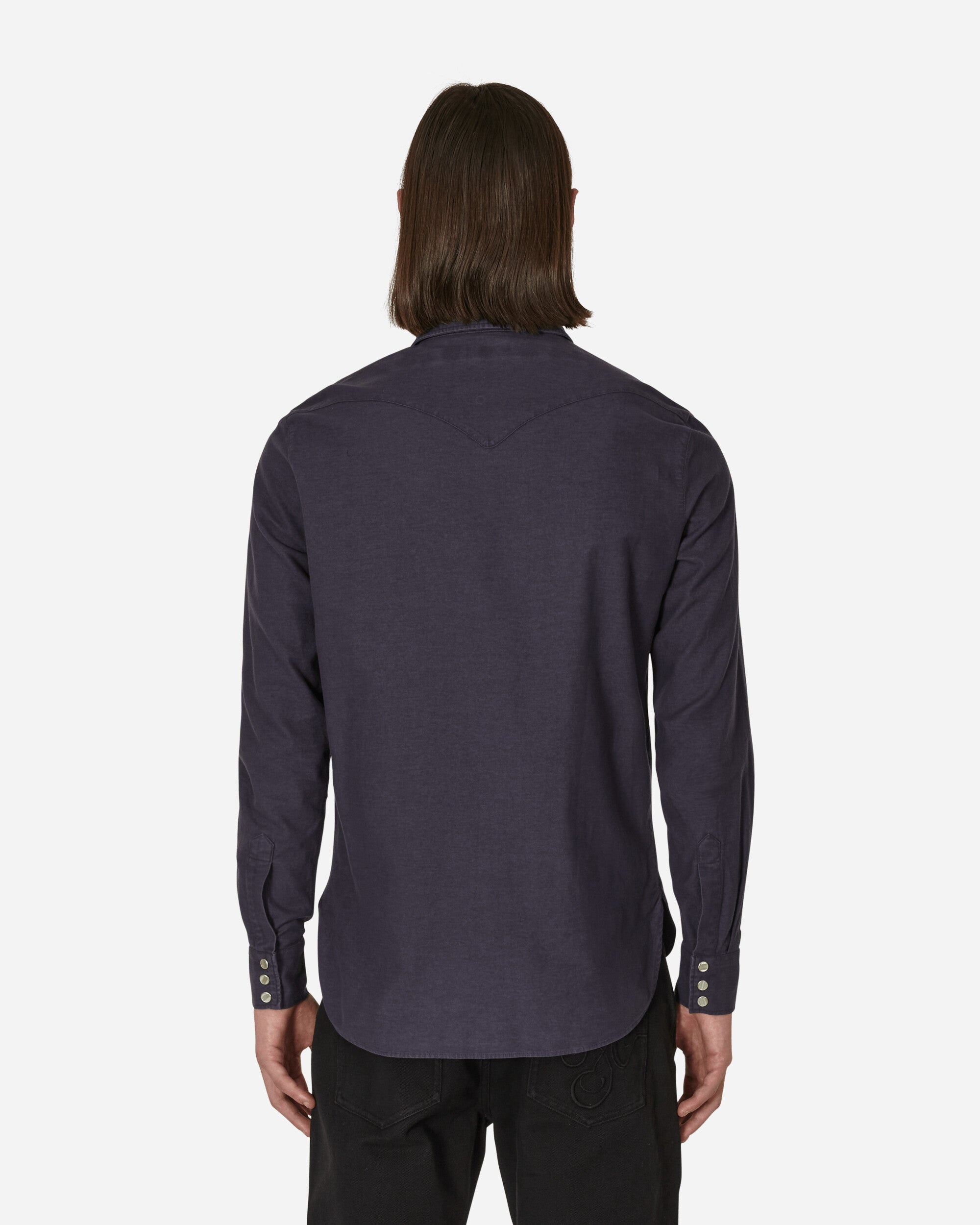 Fitted Western Shirt Blue - 3