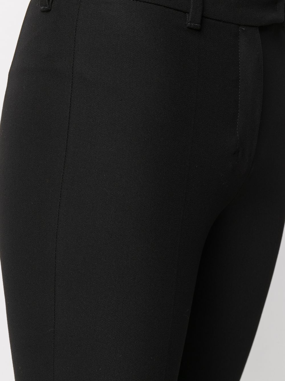 cropped straight-leg trousers - 5
