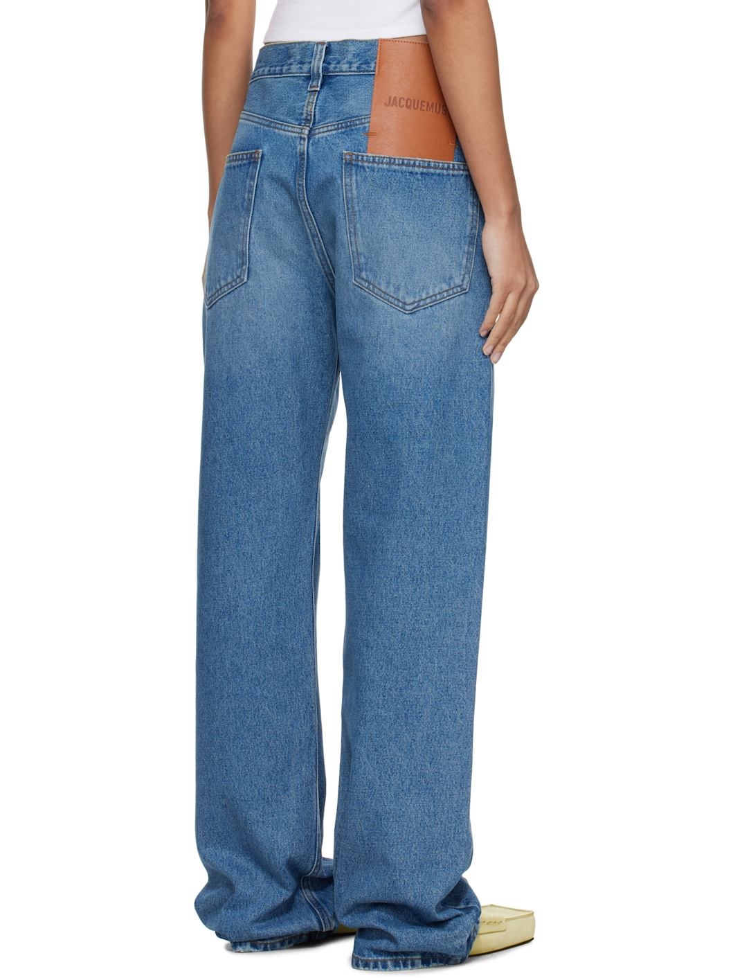 Blue 'The straight de-Nîmes' Jeans - 3
