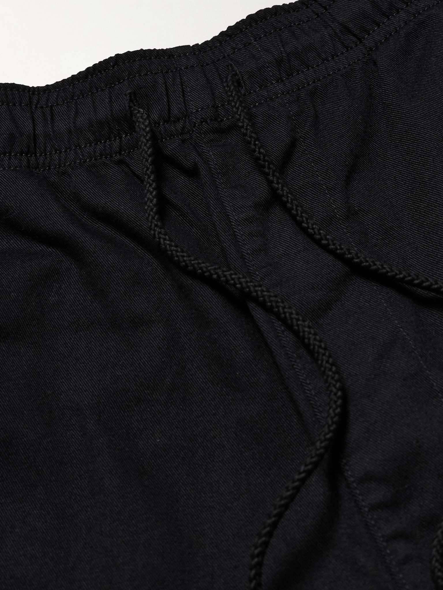 Easy Tapered Cotton-Twill Drawstring Trousers - 4