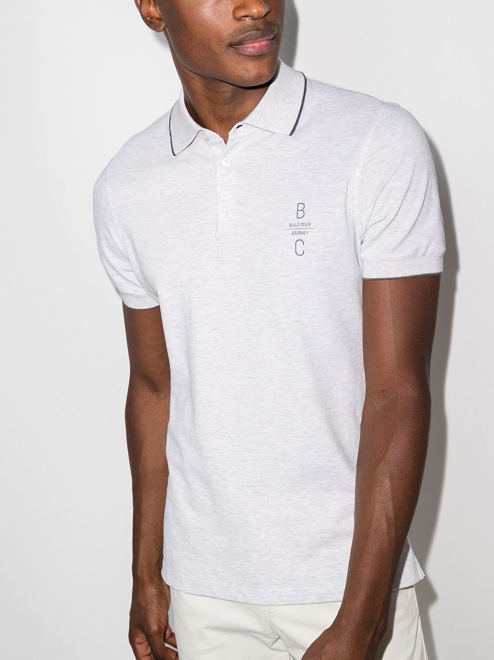 logo-embroidered polo shirt - 2